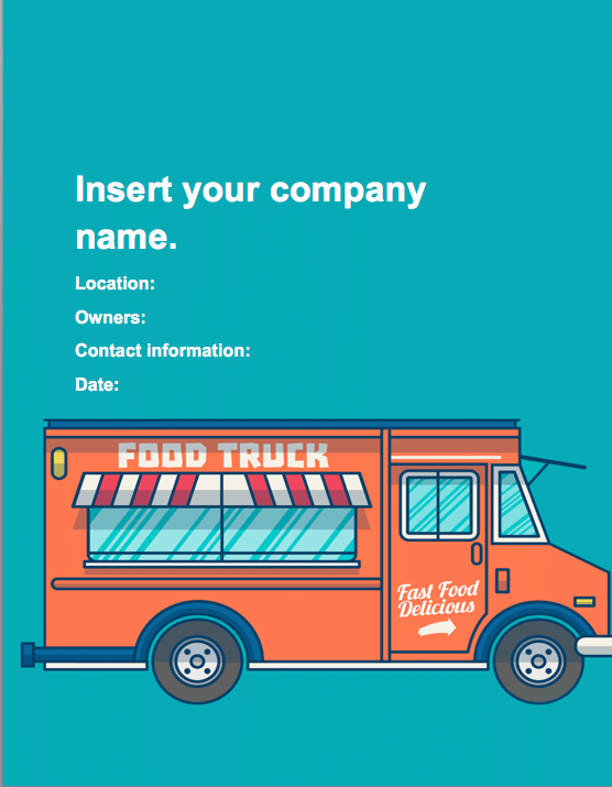 Business Plan Template Food Truck