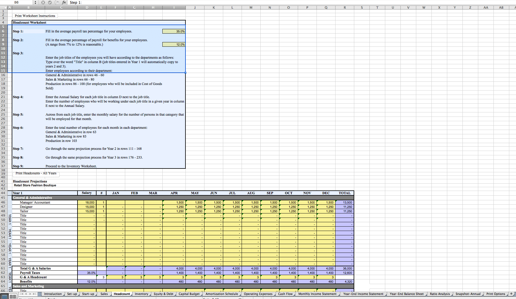 master business plan template