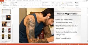 Tattoo Studio Powerpoint Pitch Deck