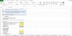 Catering Excel Worksheet