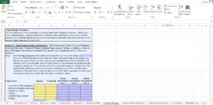 Landscaping Business Excel Worksheet