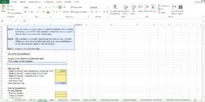 Website Design and Development Excel Template