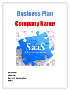 SaaS Company Business Plan Template