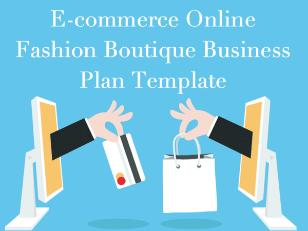 Fashion online store business plan template