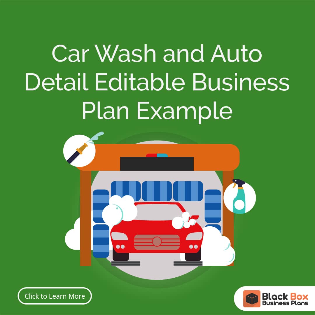 car wash business plan pricing